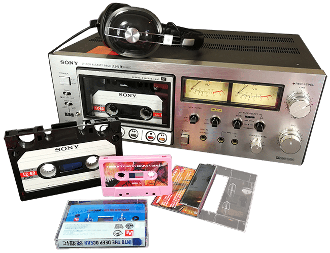Elcaset master analogue cassette tape duplication