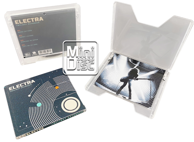 MiniDisc duplication and production in slipcases