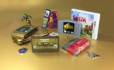 Vintage Bronze and Vintage Silver 'Zeldawave' cassettes with sticker printing, j-cards and obi-strips.