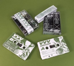 White tapes with full colour on-body printing in clear cases with obi strips