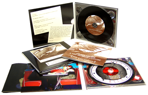 100 Deluxe PP CD sleeves with flap for booklet, CD and rear inlay