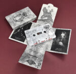 Grey cassette tapes with full coverage on-body printing in printed recycled eco-natural card Maltese cross packs